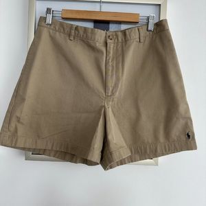 Ralph Lauren Sport Golf Shorts Womens 14 Khaki Beige Chino Vintage Preppy